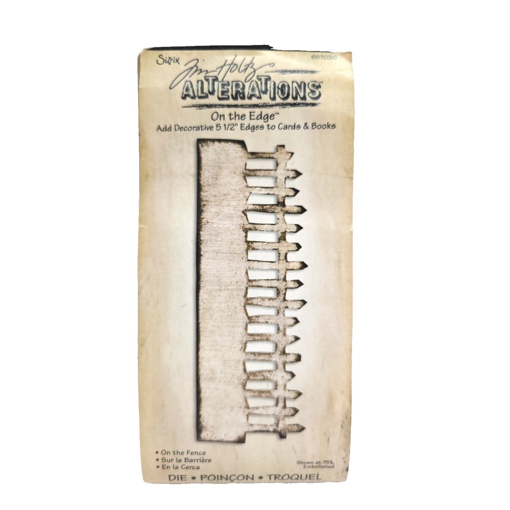 Sizzix Tim Holtz Alterations On The Edge On the Fence 657030